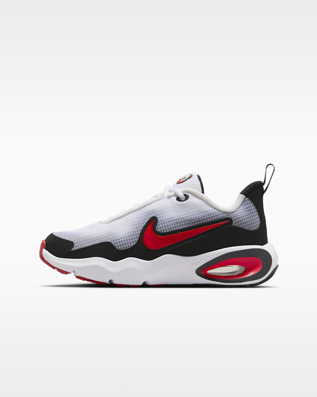 Nike Air Max Nova Older Kids' Shoes - White/Black/University Red