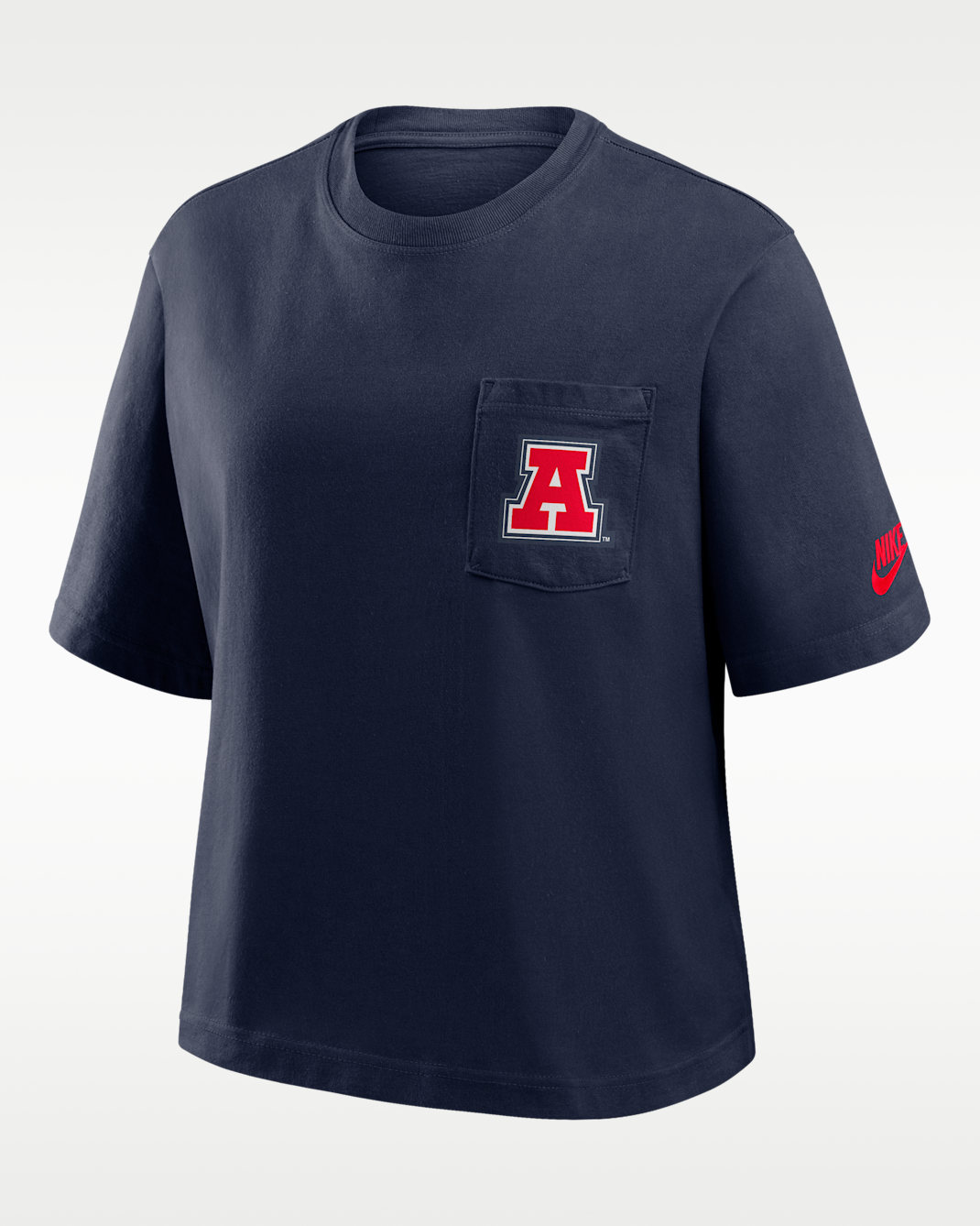 Arizona Legacy Pocket Boxy Women's Nike College T-Shirt - Navy