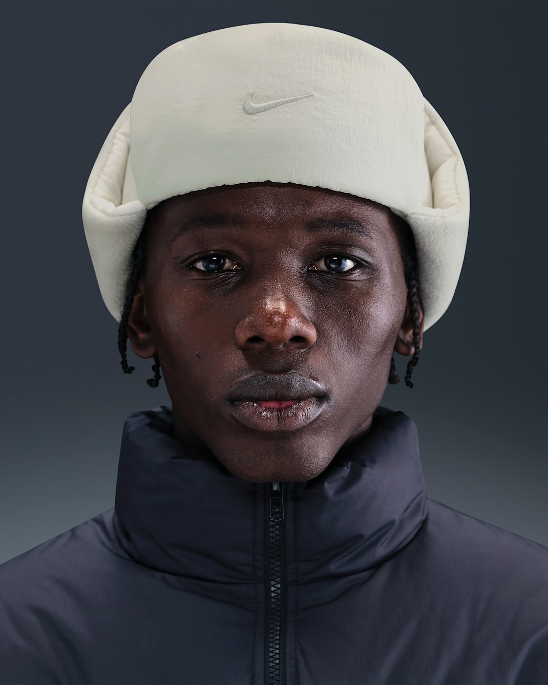 Nike Fly Unstructured Puffer Trapper Cap - Light Bone/Light Bone/Light Bone