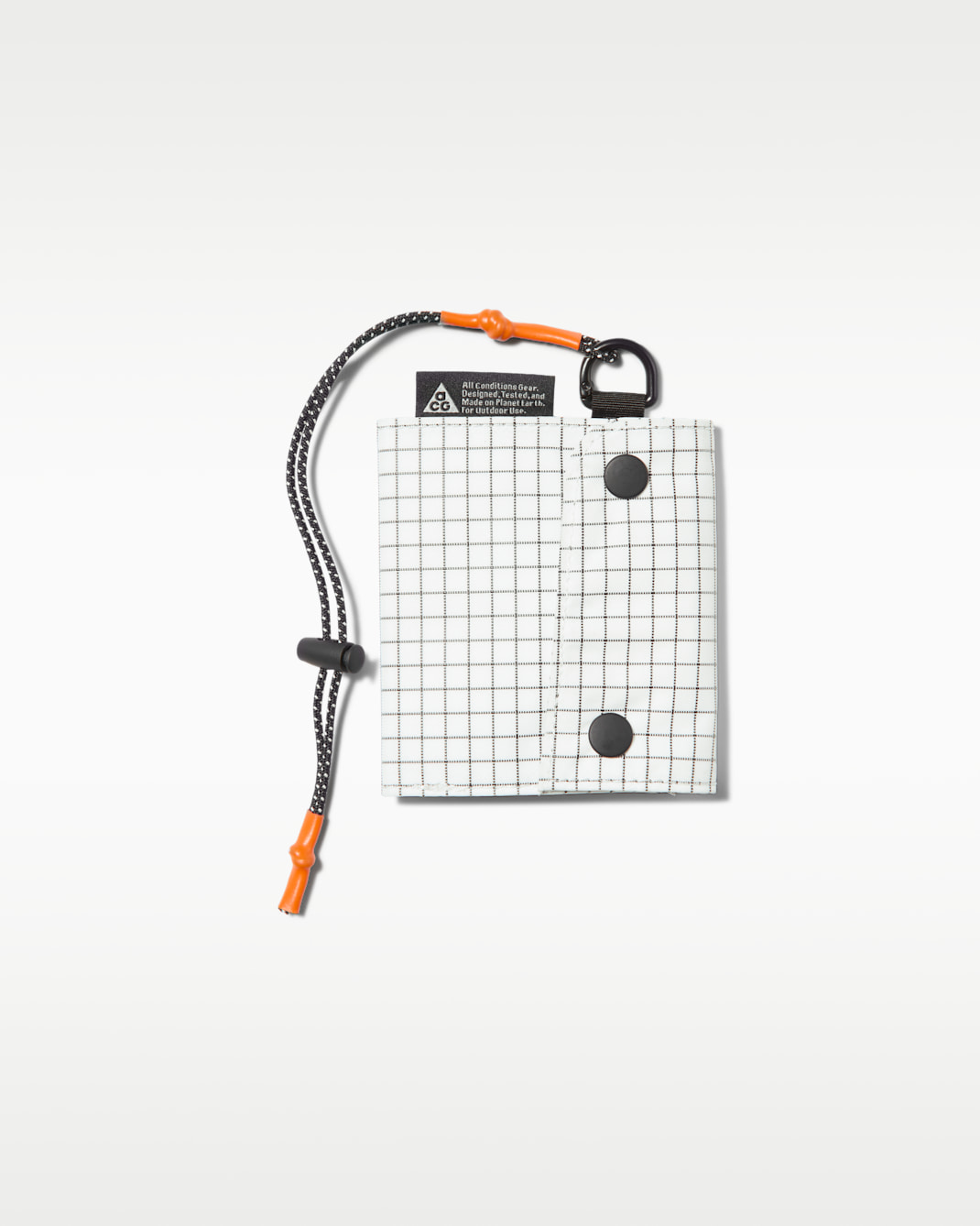 ACG Ultralight Fold Wallet - White/Safety Orange