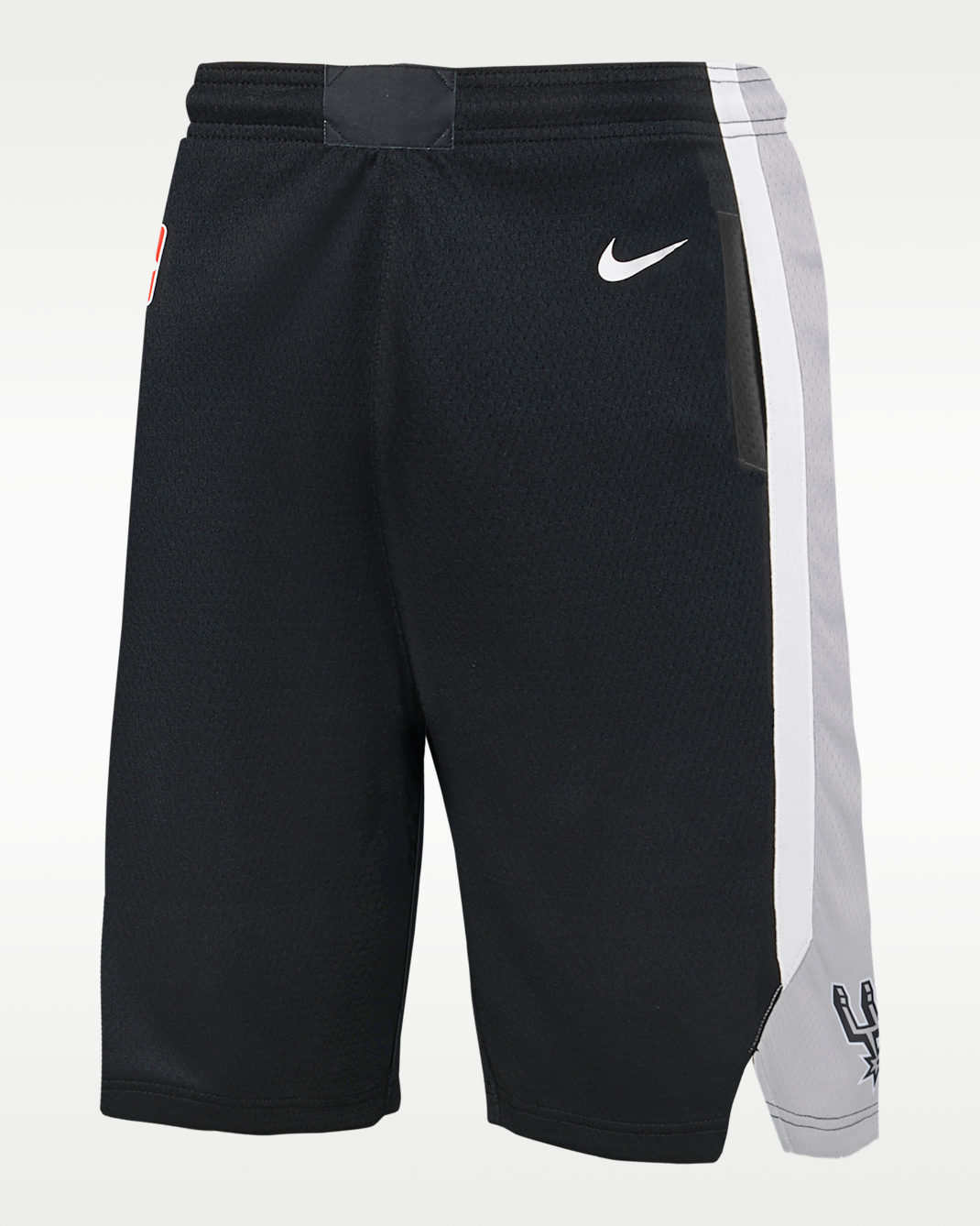 San Antonio Spurs Swingman Icon Edition Big Kids' Nike Dri-FIT Basketball Replica Shorts - Black