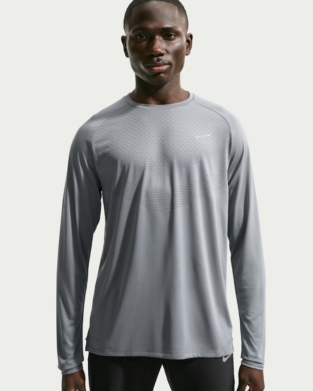 Nike Stride Men's Dri-FIT ADV Long-Sleeve Running Top - Smoke Grey