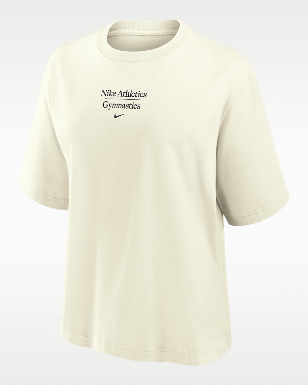 Nike Women's Gymnastics Short-Sleeve Boxy T-Shirt - Sail