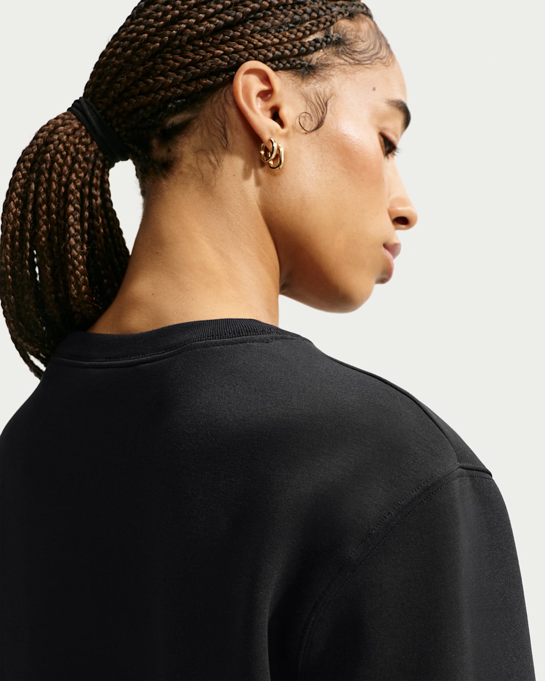 Nike Studio Fleece Sport Women's Dri-FIT Crew-Neck Sweatshirt