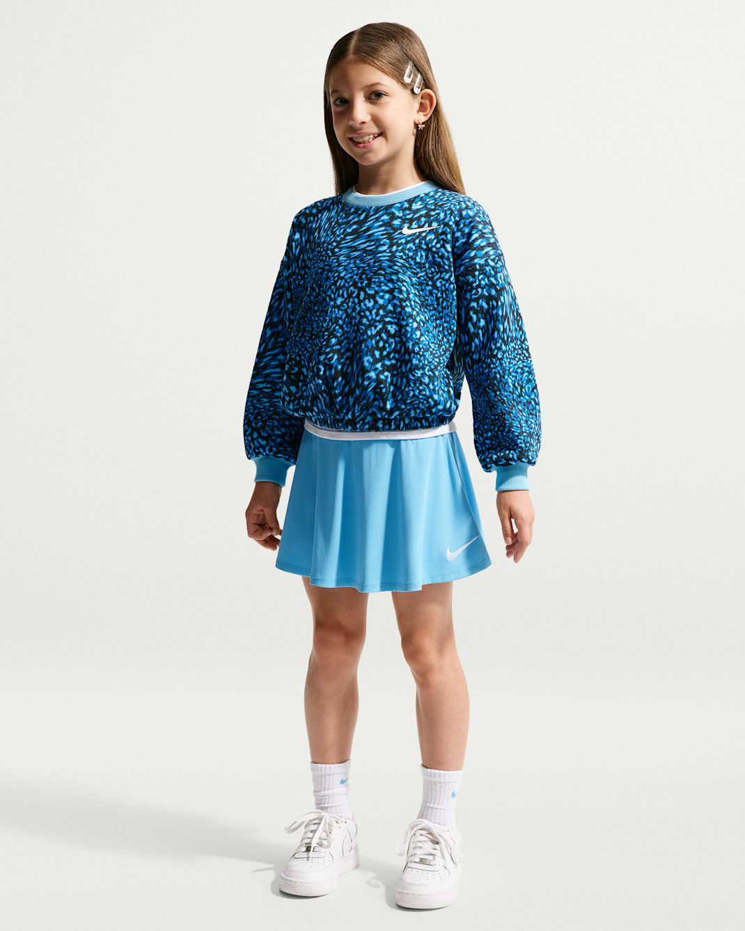 Nike Little Kids' Printed Crew and Scooter Set - Football Blue