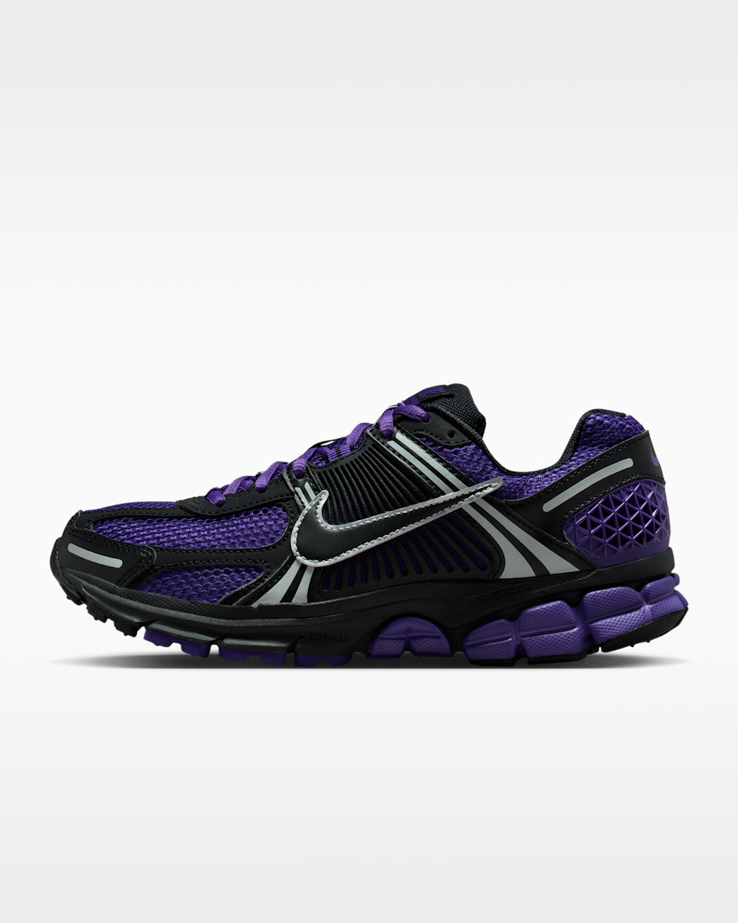 Nike Zoom Vomero 5 Women's Shoes with Reflective Accents - Black/Court Purple/Hyper Grape/Black