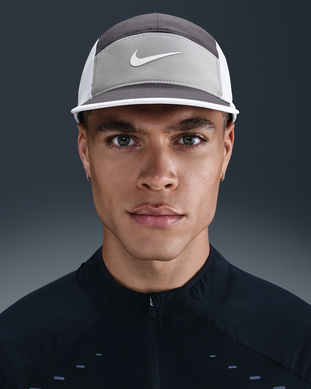 Nike Fly Dri-FIT Unstructured Swoosh Cap - Medium Ash/College Grey/Sail/Sail