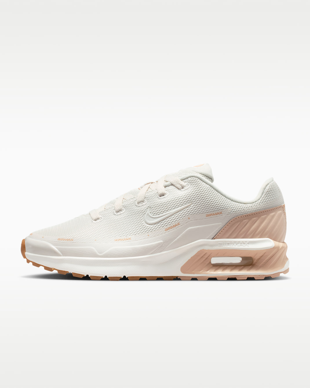 รองเท้าผู้หญิง Nike Air Max Bia - Phantom/Shimmer/Gum Medium Brown/Sail