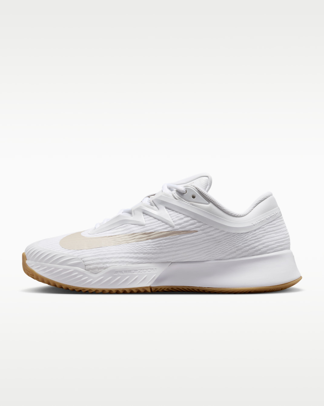 Nike Vapor Pro 3 Men's Clay Court Tennis Shoes - White/Linen/Linen/Light Orewood Brown