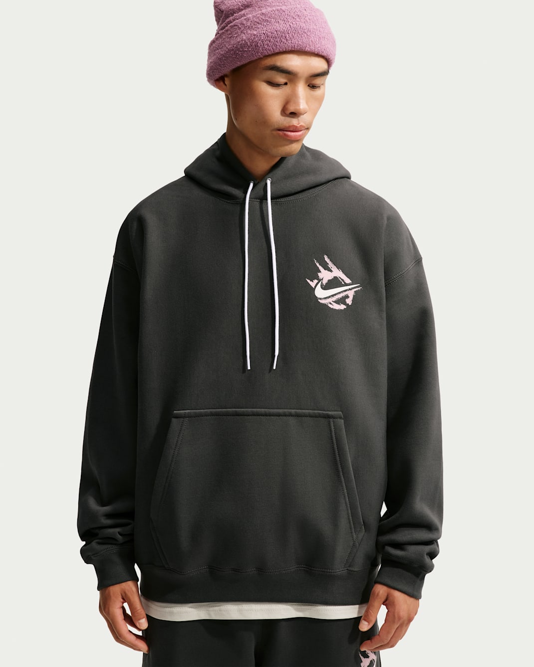 Nike Solo Swoosh Dessuadora amb caputxa Fleece - Home - Anthracite