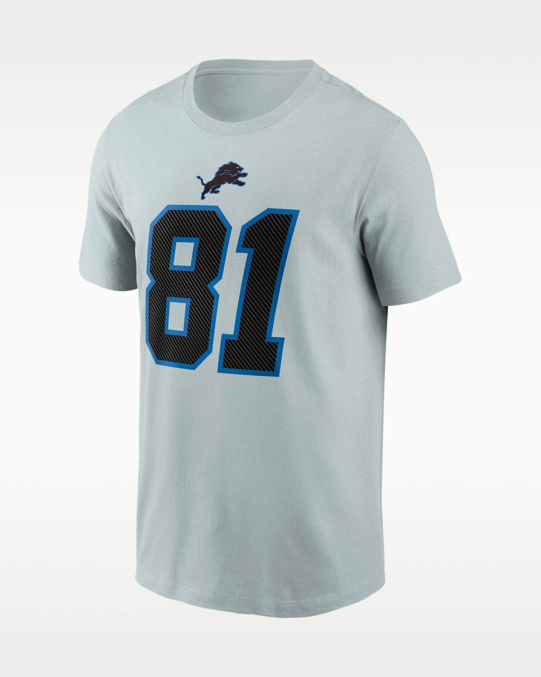 Calvin Johnson Detroit Lions Rivalries Collection Men's Nike NFL T-Shirt - Silver