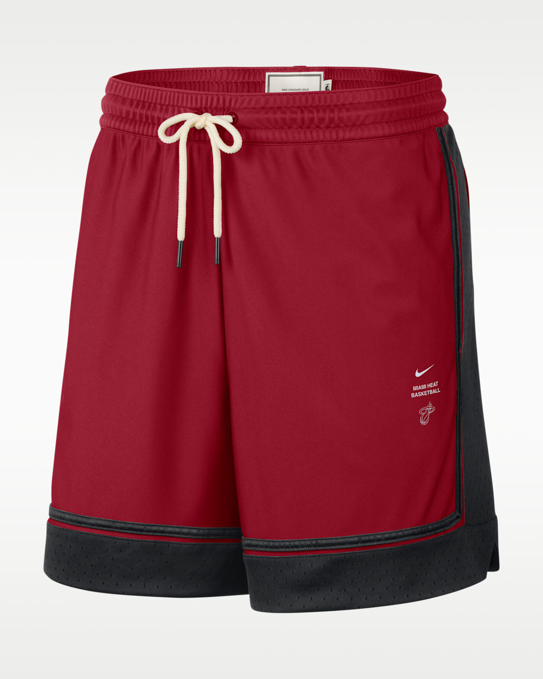 Miami Heat Standard Issue Men's 6" Basketball Shorts - Tough Red/Black