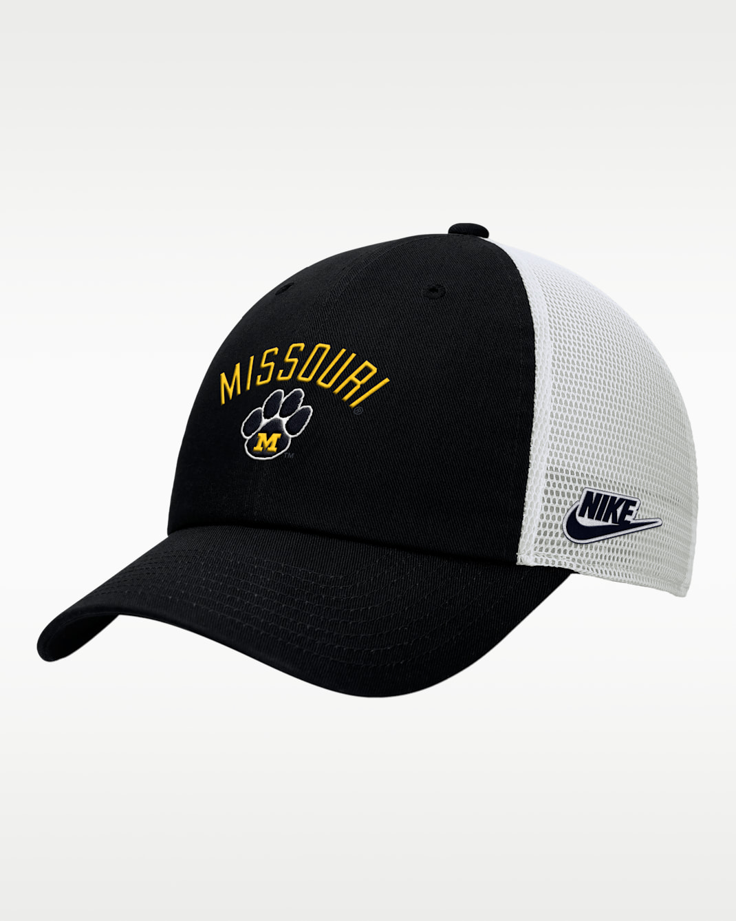 Nike College (Missouri) Unstructured Trucker Cap - Black