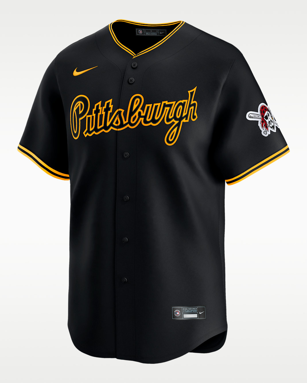 Jersey Nike Dri-FIT ADV de la MLB Limited para hombre Pittsburgh Pirates - Negro
