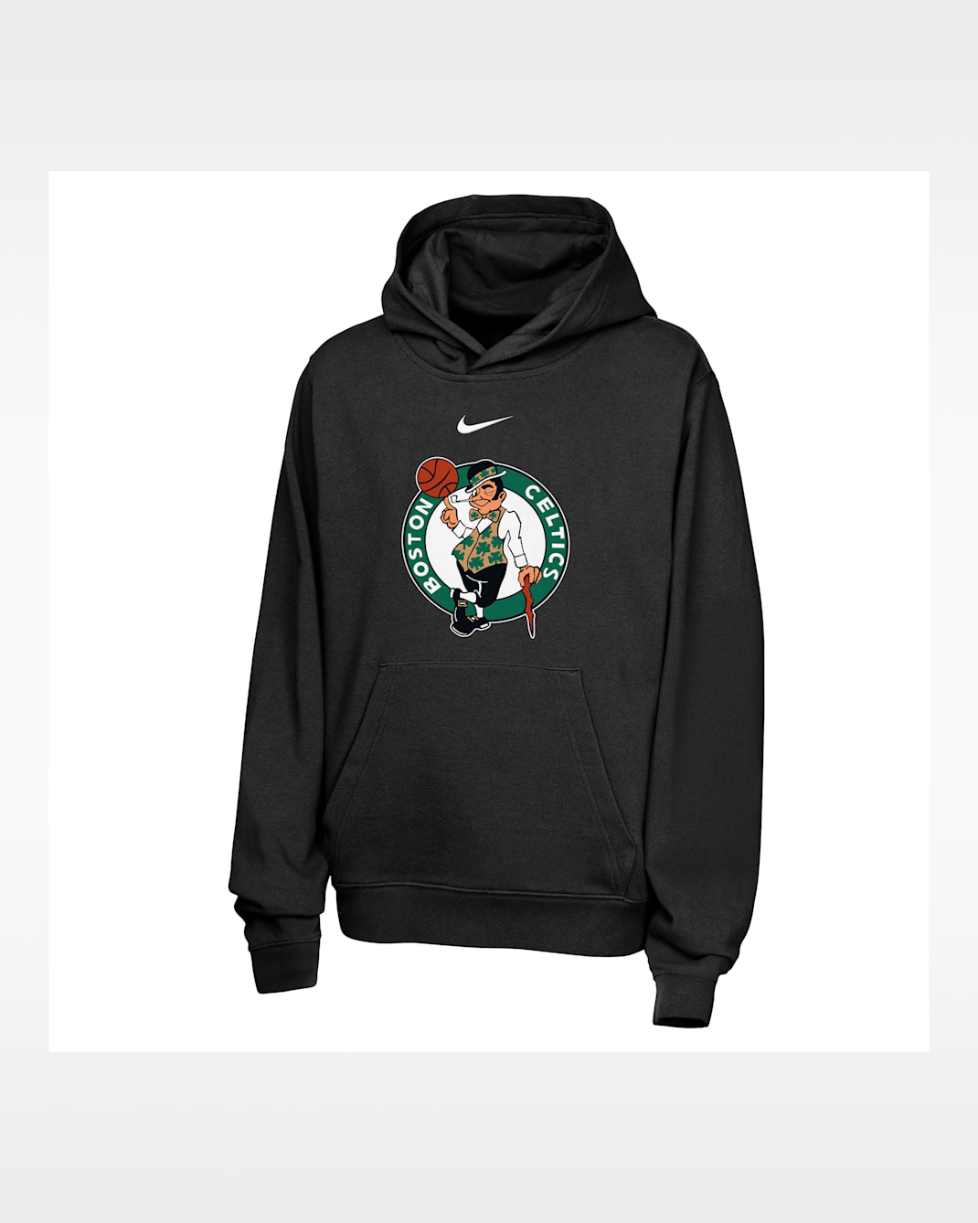 Boston Celtics Older Kids' Nike NBA Pullover Hoodie - Black