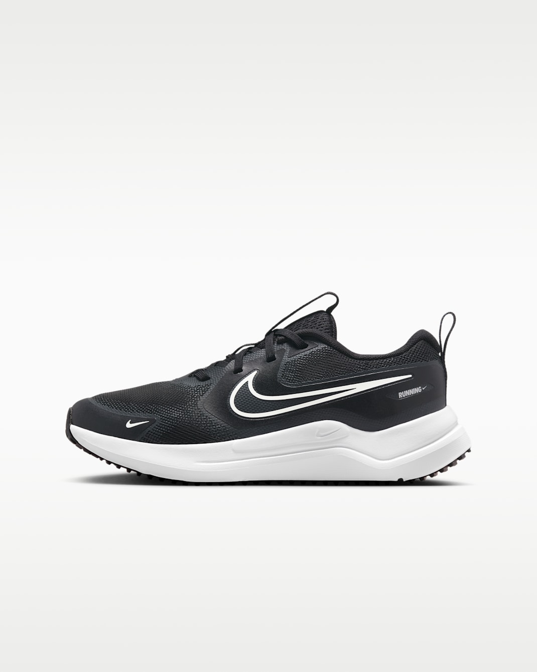 รองเท้าวิ่งโร้ดรันนิ่งเด็กโต Nike Cosmic Runner - ดำ/Anthracite/ขาว