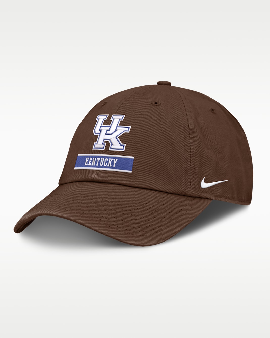 Gorra universitaria Nike ajustable para hombre Kentucky 2026 Military Appreciation Club - Marrón