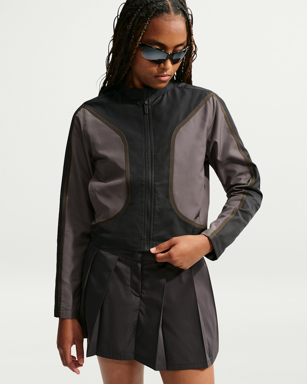 Giacca Moto Nike Sportswear – Donna - Nero/Ridgerock/Dark Hazel/Ridgerock