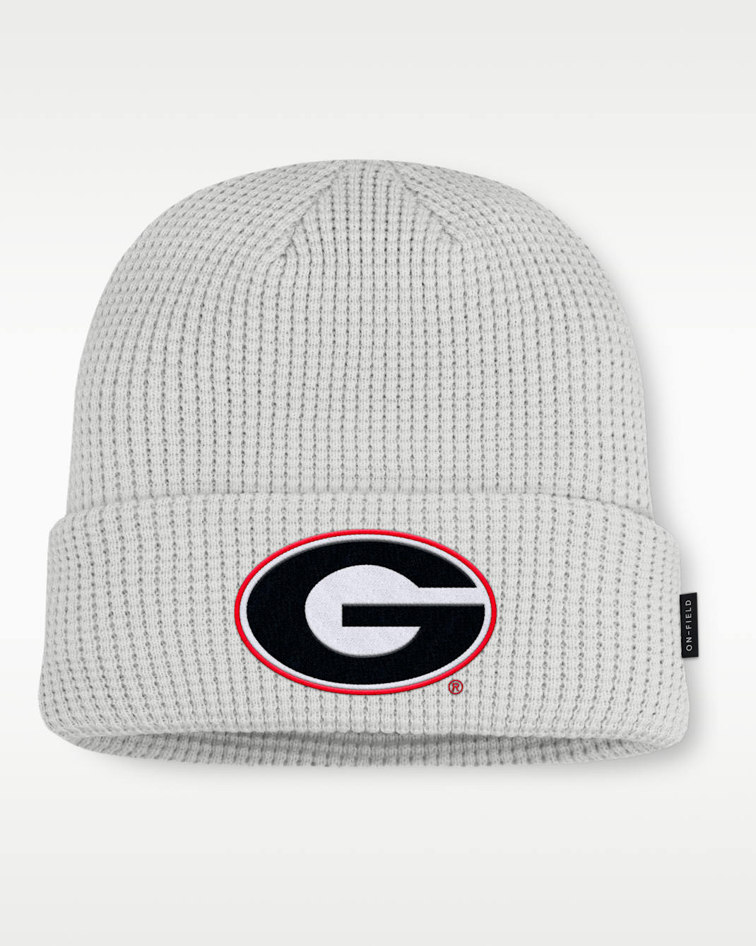 Georgia Utility Off-Field Men's Nike College Cuffed Beanie - Grey