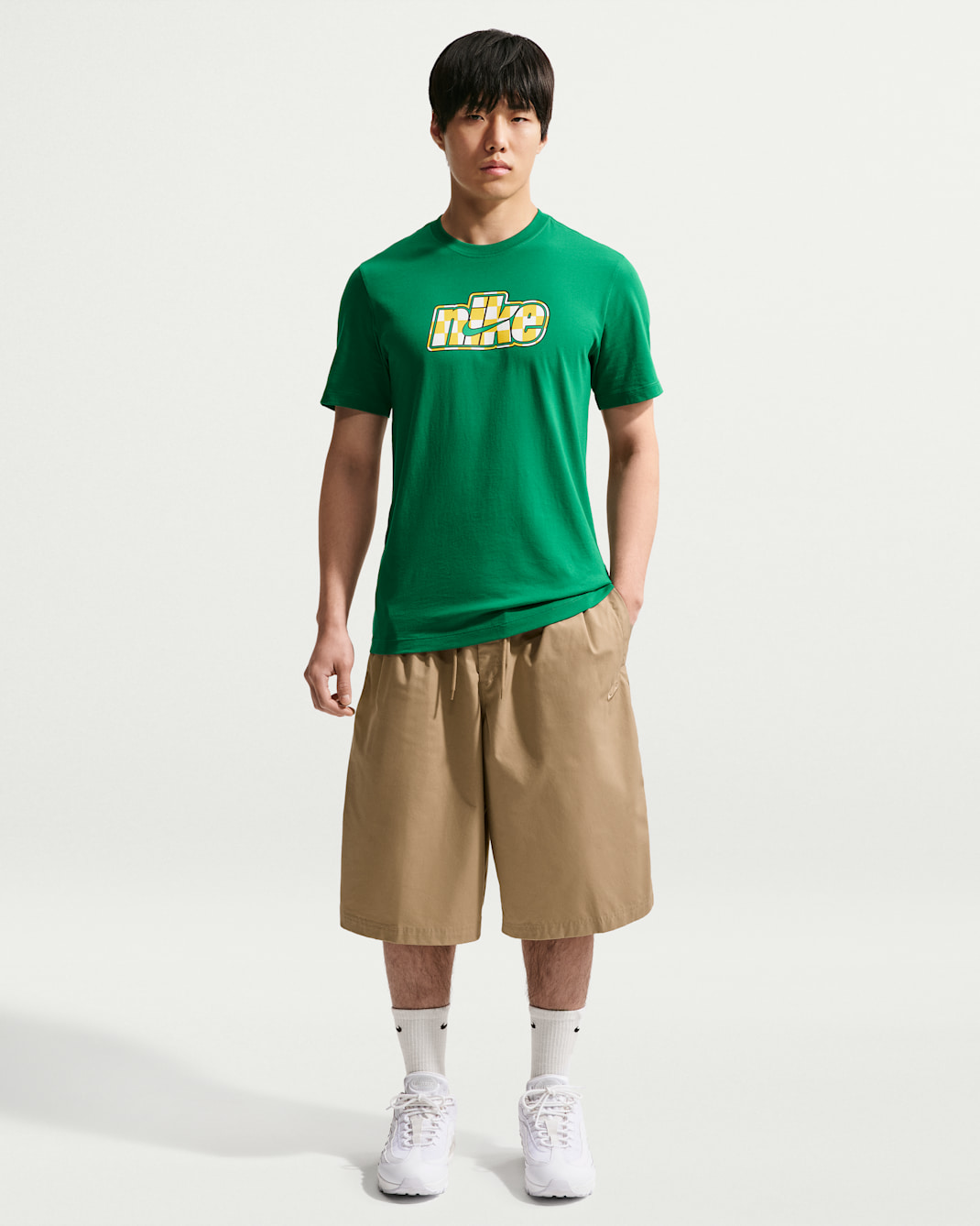 Nike Club 男款短褲 - Parachute Beige/Parachute Beige