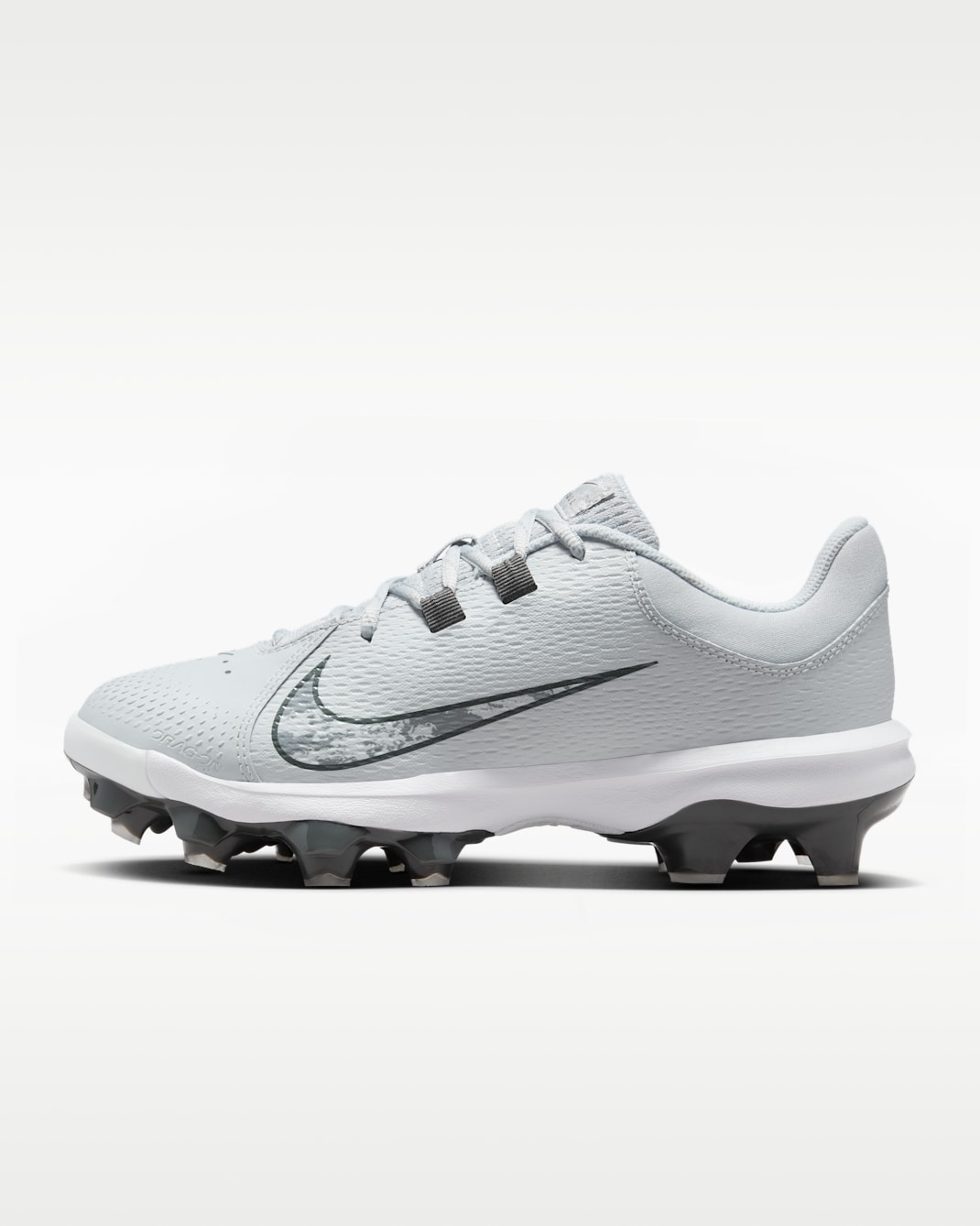Nike Hyperdiamond 4 Pro MCS Women's Softball Cleats - Pure Platinum/Iron Grey/White/Wolf Grey
