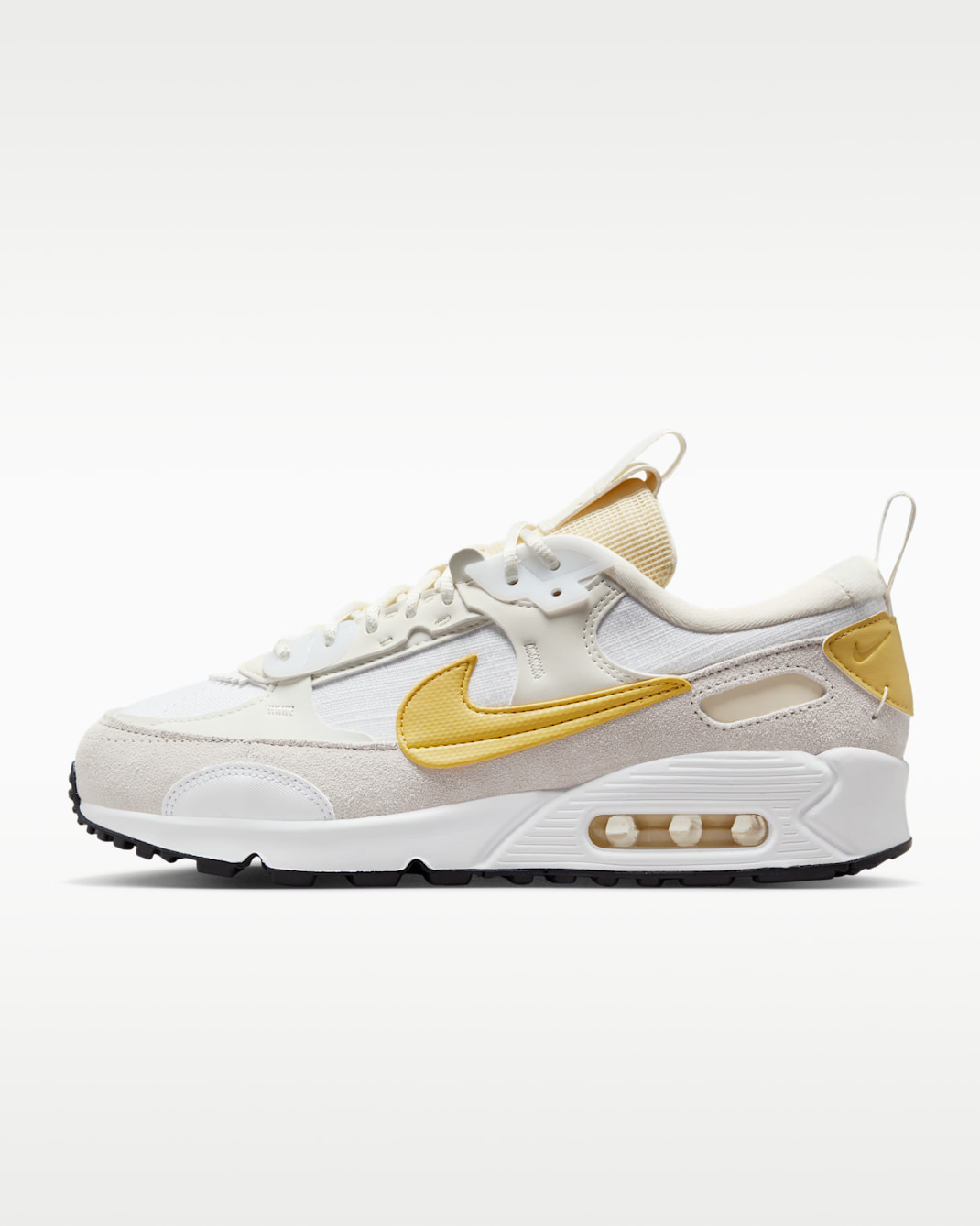 Nike Air Max 90 Futura Women's Shoes - White/Sail/Coconut Milk/Saturn Gold