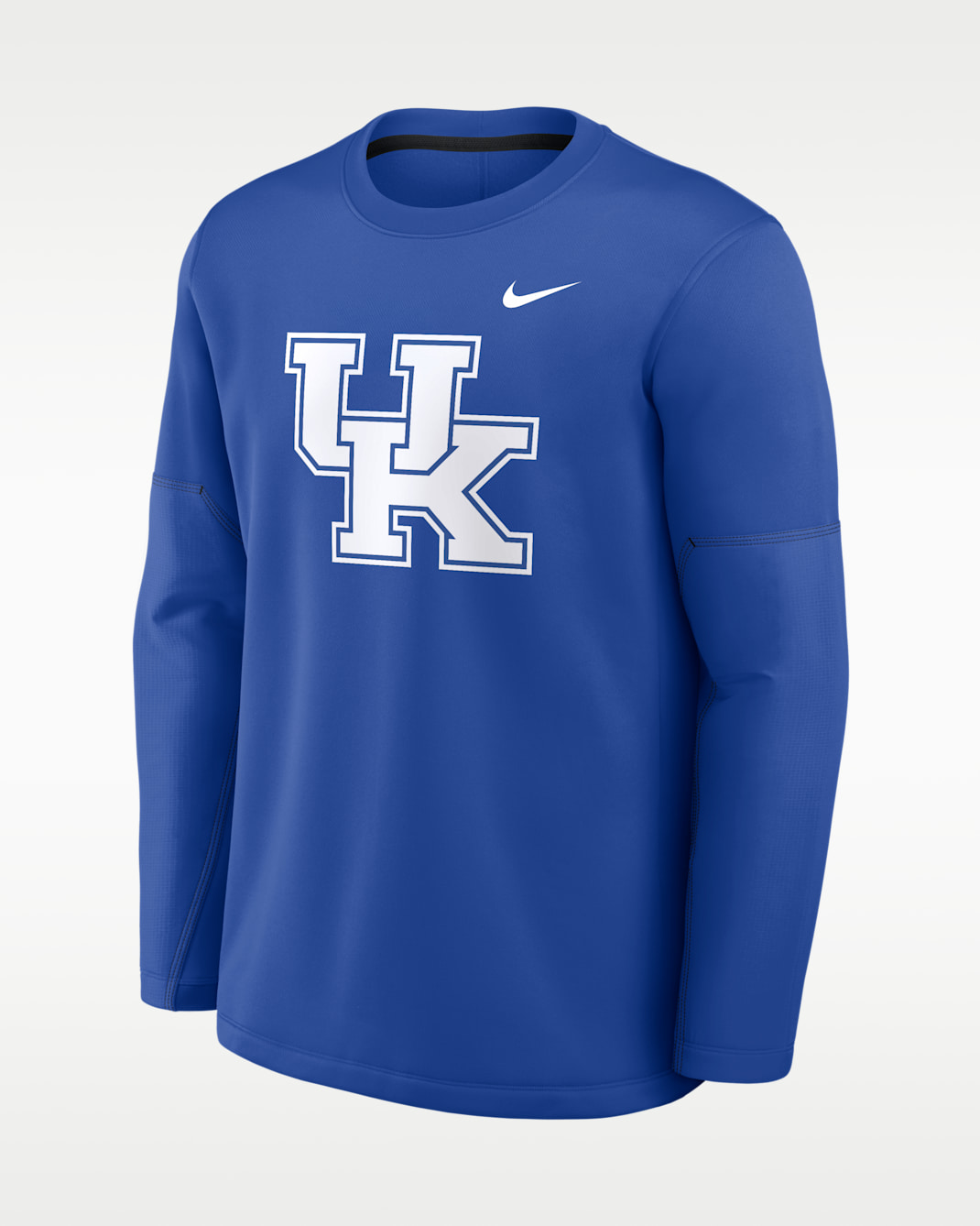 Kentucky Sideline Coaches Men's Nike Therma-FIT College Long-Sleeve T-Shirt - Game Royal/Black