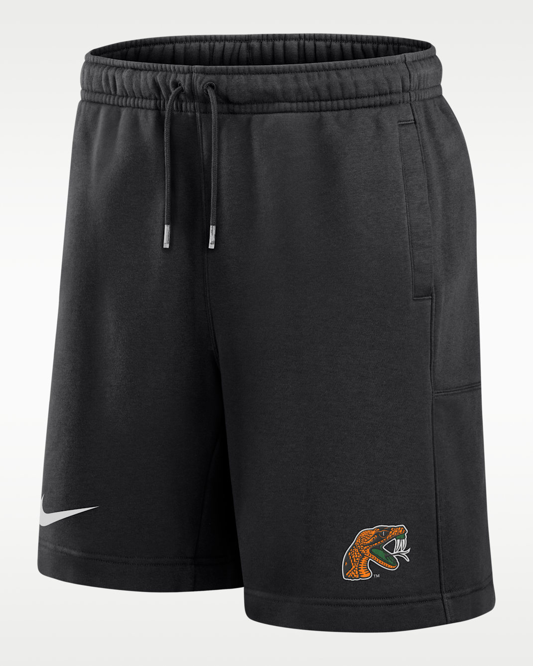 Nike College Club (Florida A&M University) Men's Fleece Shorts - Black