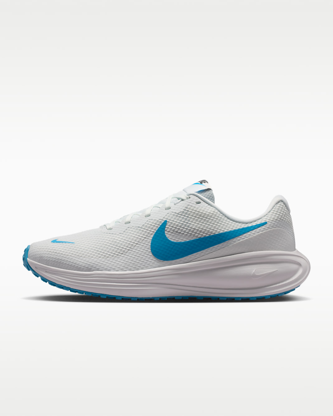 Nike Revolution 8 Men's Road Running Shoes - Off White/Vast Grey/Anthracite/Light Current Blue