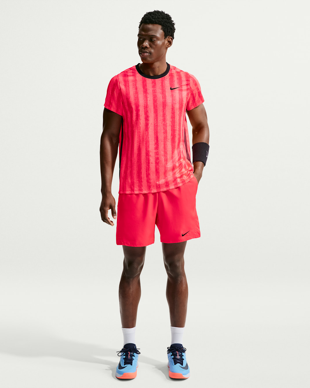 NikeCourt Victory Men's Dri-FIT 7" Tennis Shorts - Bright Crimson/Black