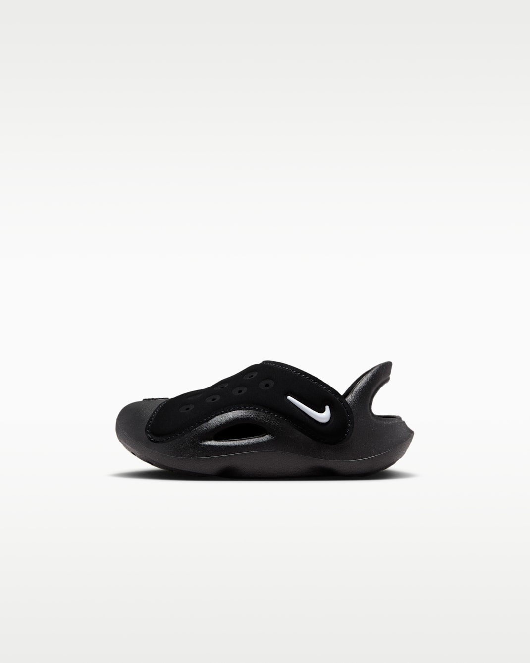 Nike Aqua Swoosh Baby/Toddler Sandals - Black/Anthracite/White