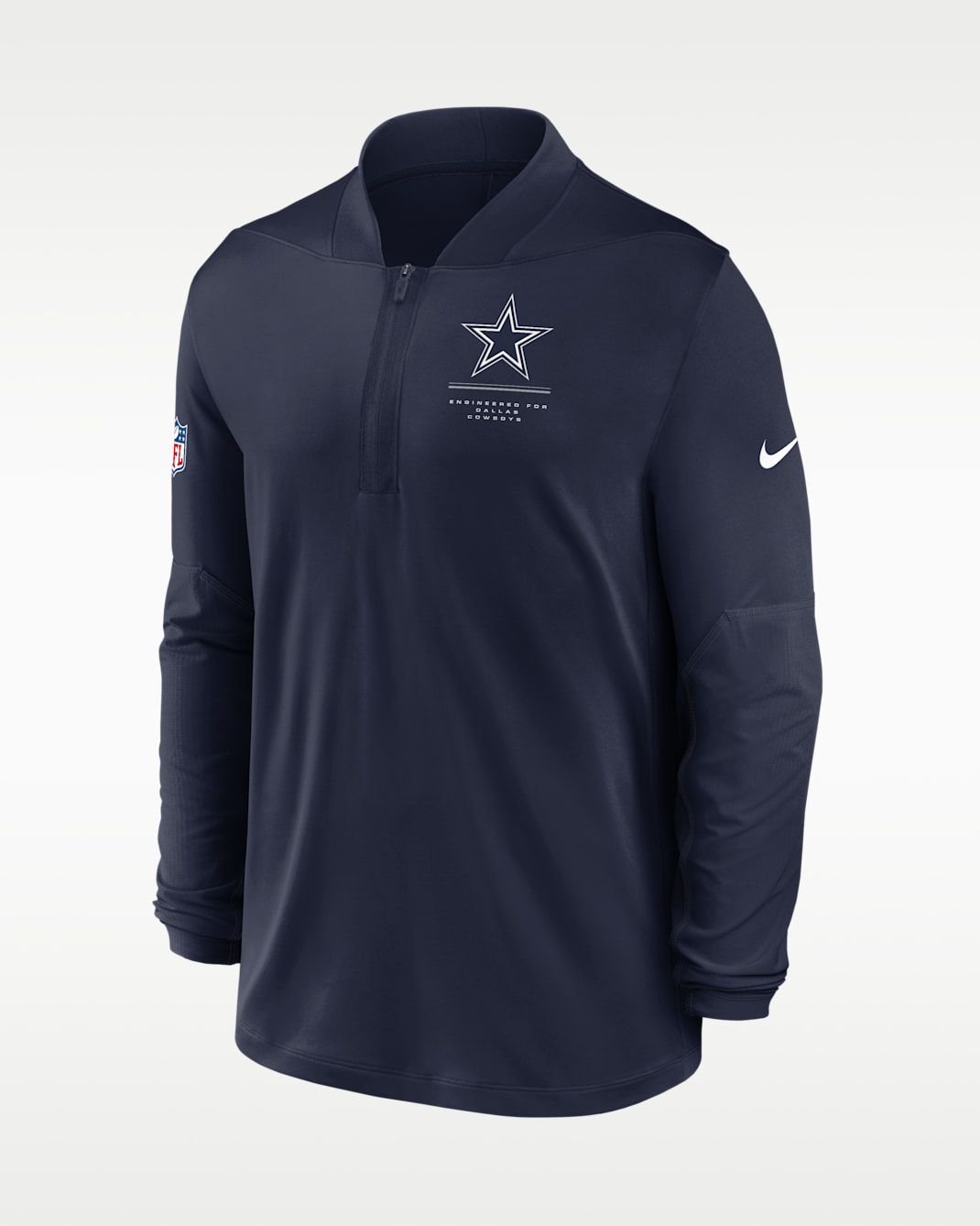Dallas Cowboys Sideline Men's Nike Dri-FIT NFL 1/2-Zip Top - Navy