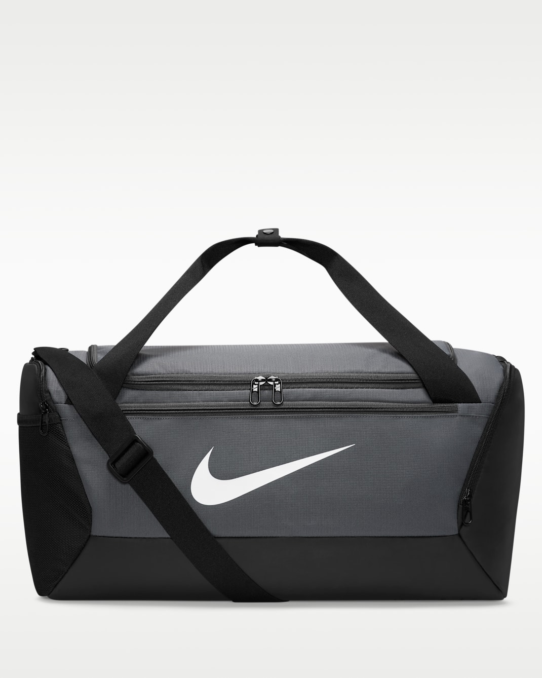 Träningsväska Nike Brasilia (Small, 41 l) - Iron Grey/Svart/Vit