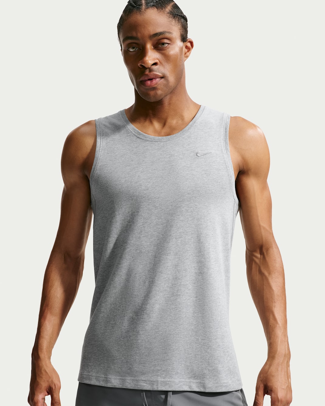 Nike Primary Men's Dri-FIT Versatile Tank - Dark Grey Heather/Heather/Smoke Grey