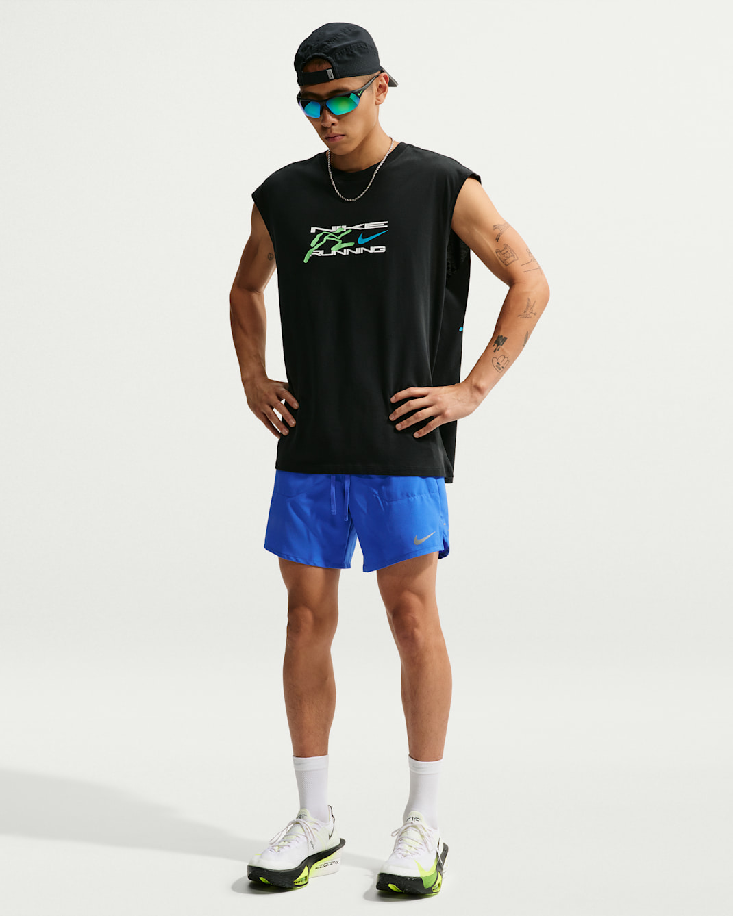 Nike Stride Men's Dri-FIT 18cm (approx.) Briefs-Lined Running Shorts - Hyper Royal