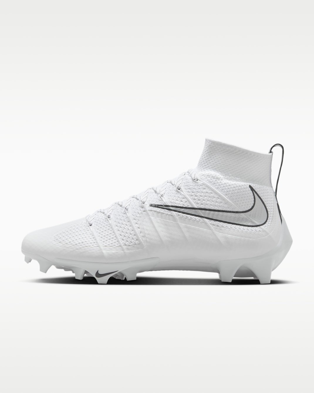 Tacos de fútbol americano para hombre Nike Vapor Edge 360 "Untouchable" - Blanco/Negro/Plata metalizado