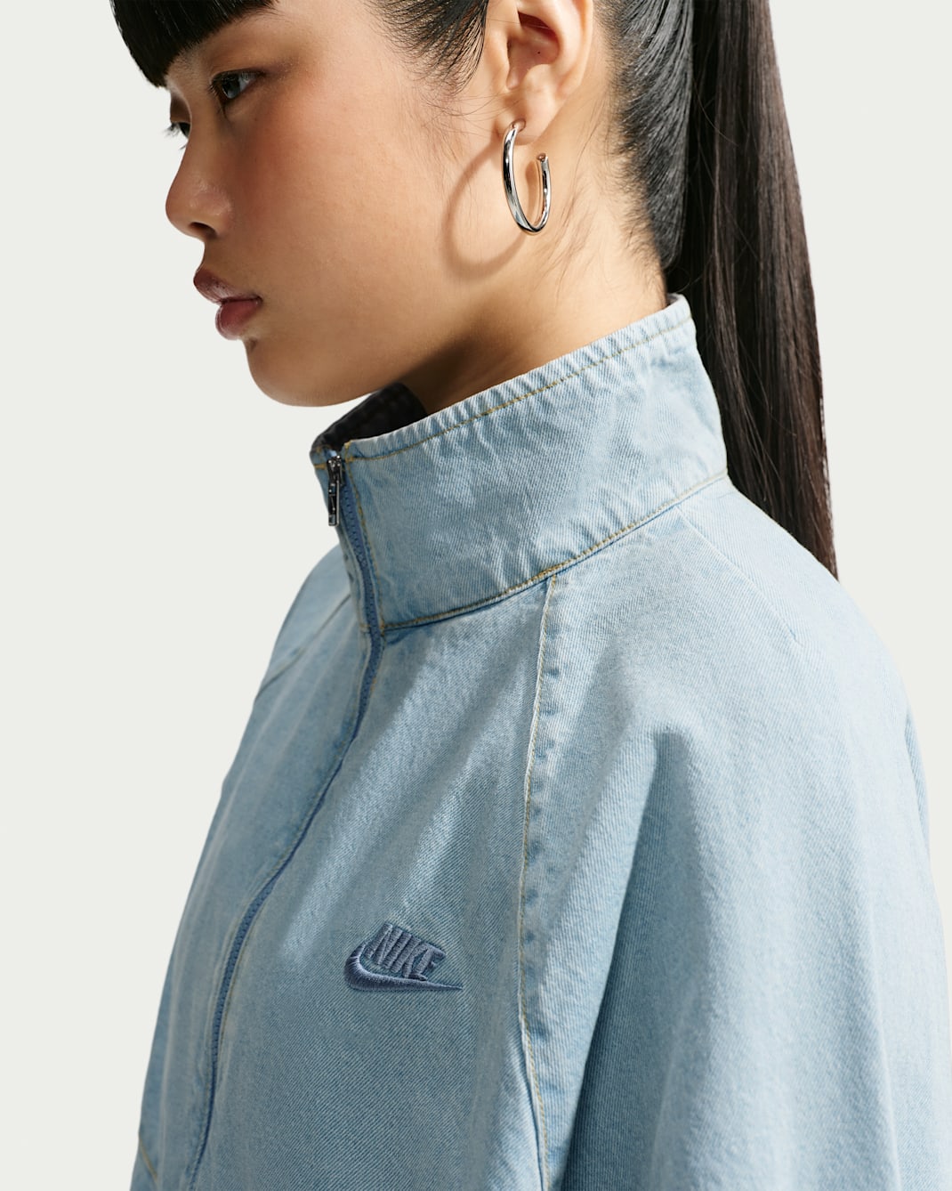 Nike Windrunner Women's Oversized Denim Jacket