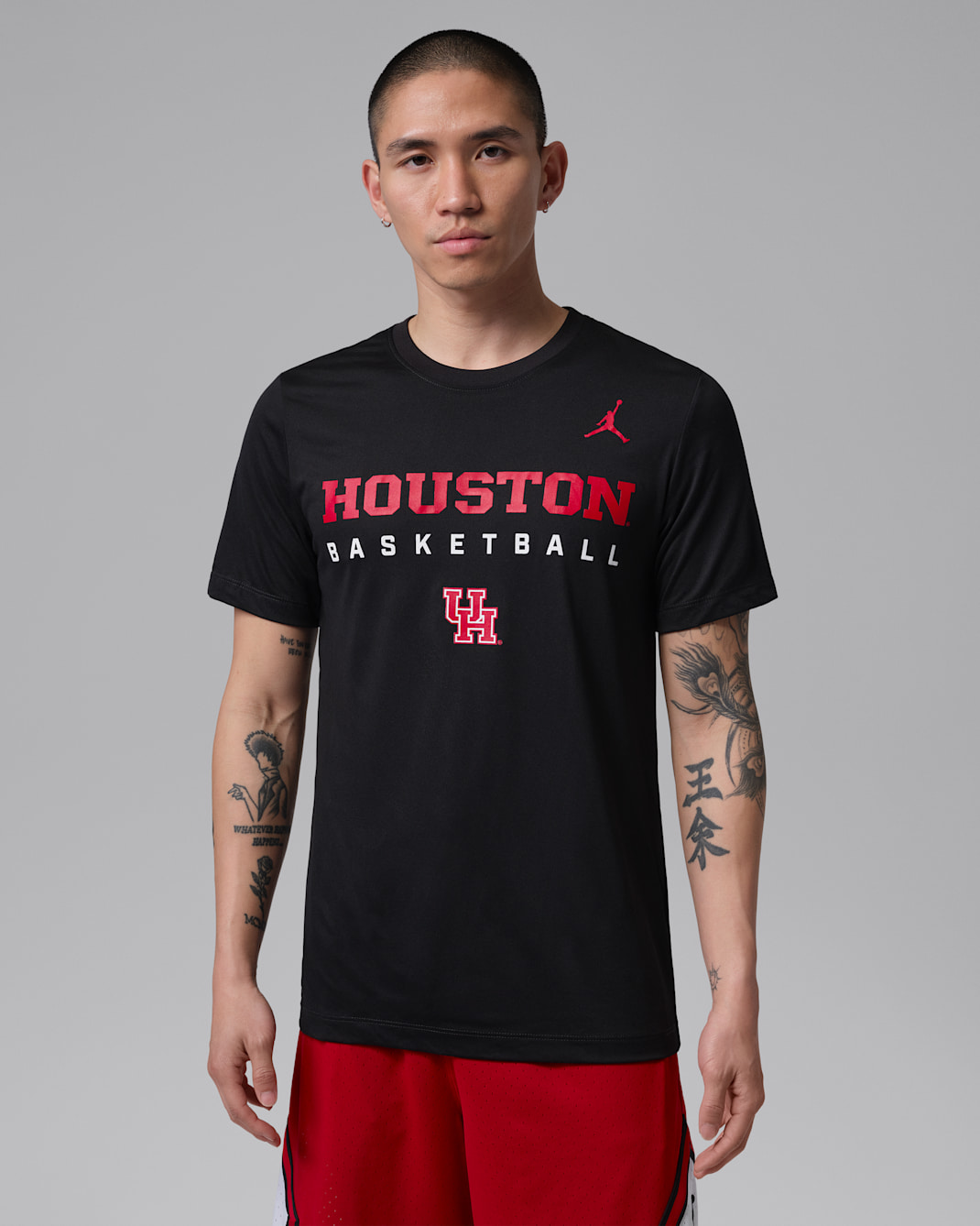 Nike NCAA Houston Cougars Men's Basketball Short-Sleeve Dri-FIT T-Shirt - Black