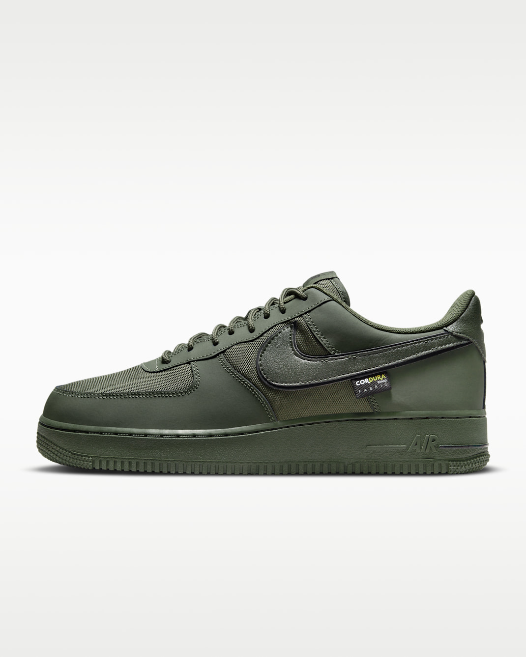 รองเท้าผู้ชาย Nike Air Force 1 Low '07 - Cargo Khaki/ดำ/University Gold/Cargo Khaki