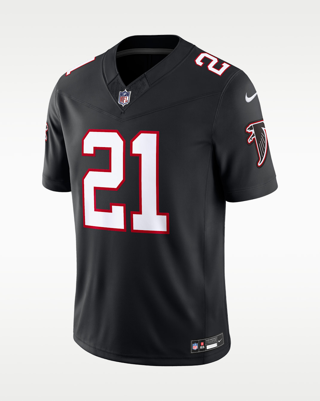 Deion Sanders Atlanta Falcons Retired Men's Nike Dri-FIT NFL Limited Jersey - Black