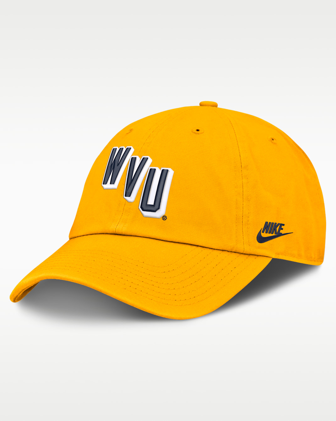 West Virginia Natural Club Men's Nike College Adjustable Hat - Gold