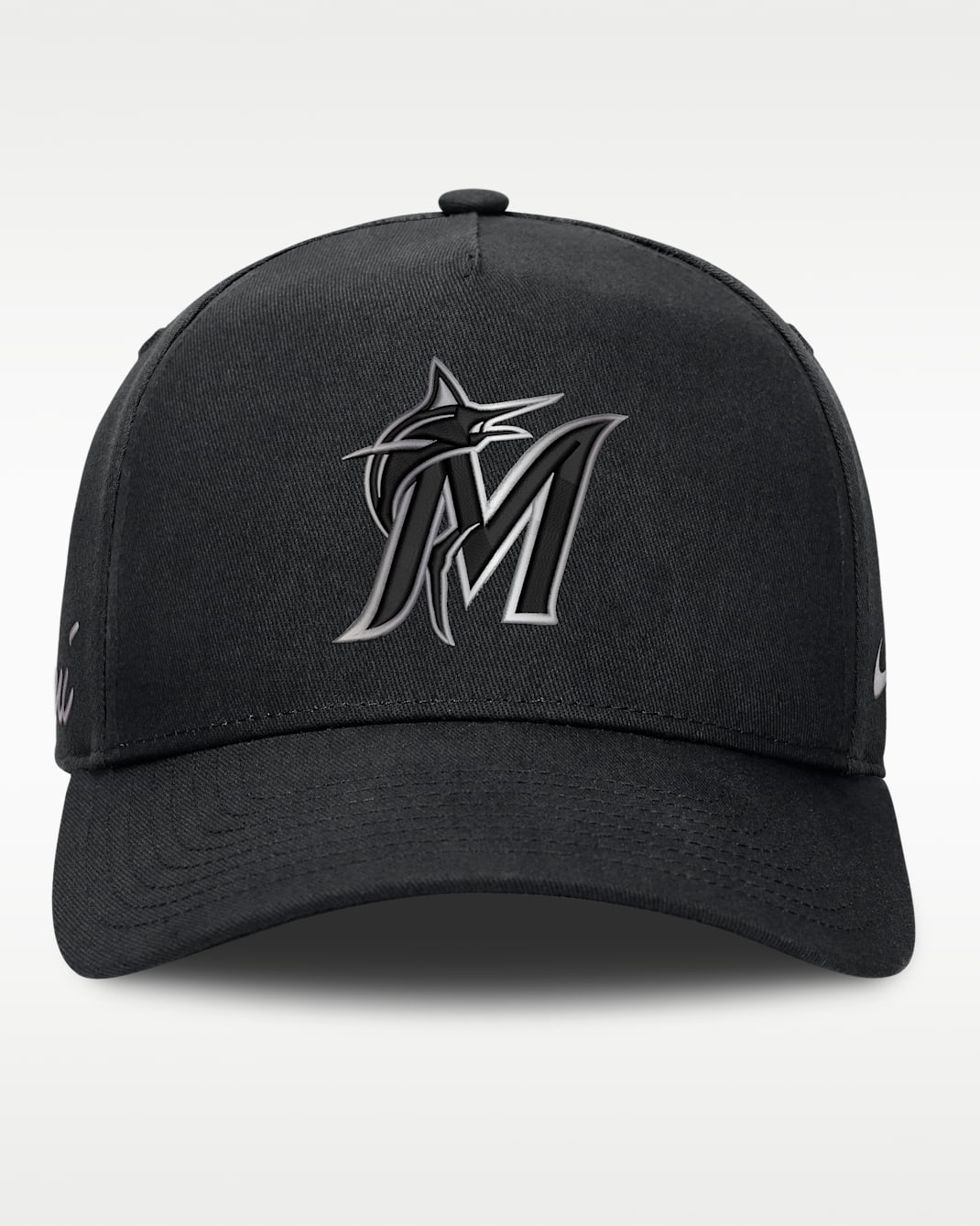 Miami Marlins Rise Men's Nike Dri-FIT MLB A-Frame Trucker Adjustable Hat