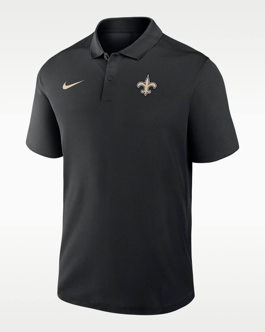 Polo Nike Dri-FIT de la NFL para hombre New Orleans Saints Logo Victory - Negro