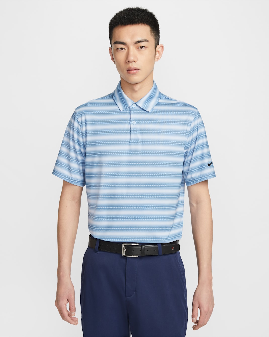 เสื้อโปโลผู้ชาย Dri-FIT Nike Velocity - Work Blue/Hydrogen Blue/ดำ