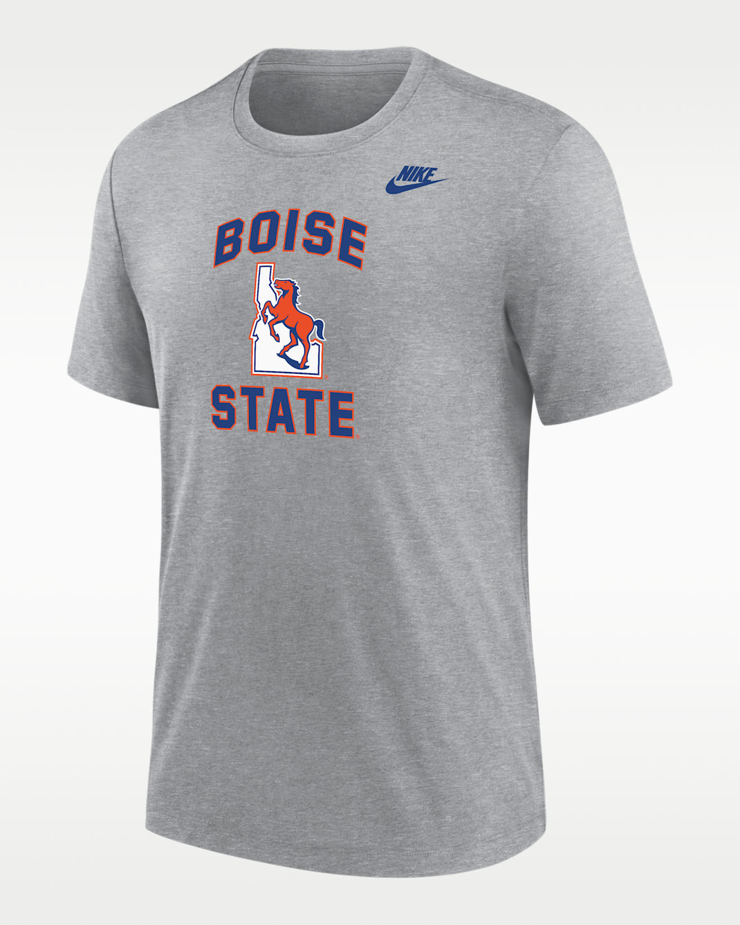 Boise State Broncos Men's Nike Football Tri-Blend T-Shirt