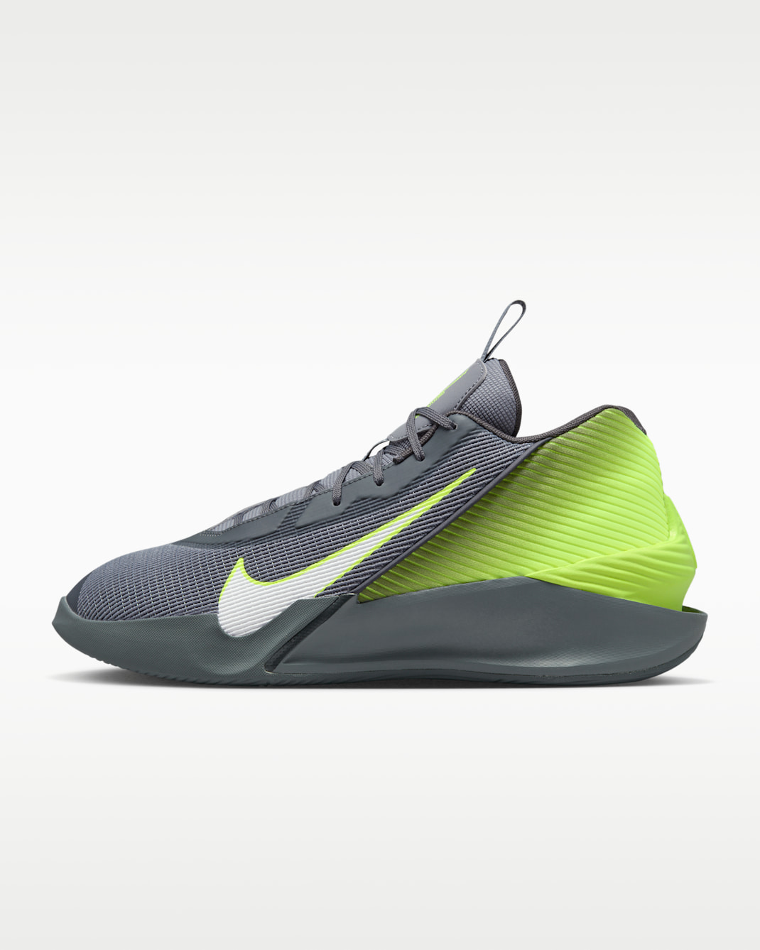 Nike G.T. Jump Academy EP Basketball Shoes - Smoke Grey/Dark Smoke Grey/Volt/White