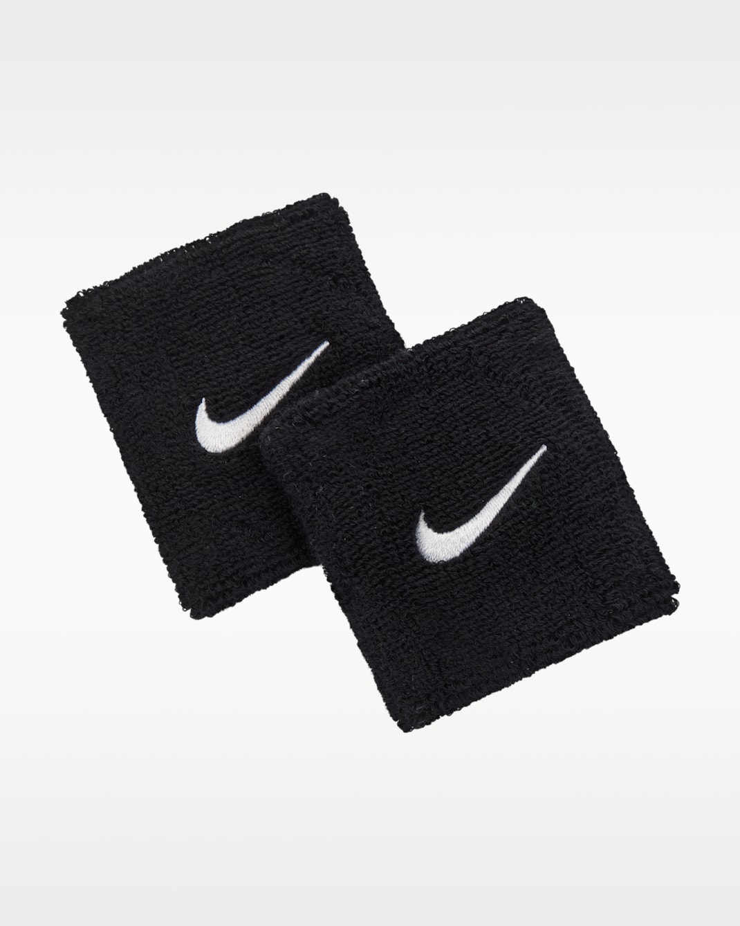 Nike Swoosh Classic Wristbands (2-Pack) - Black/White