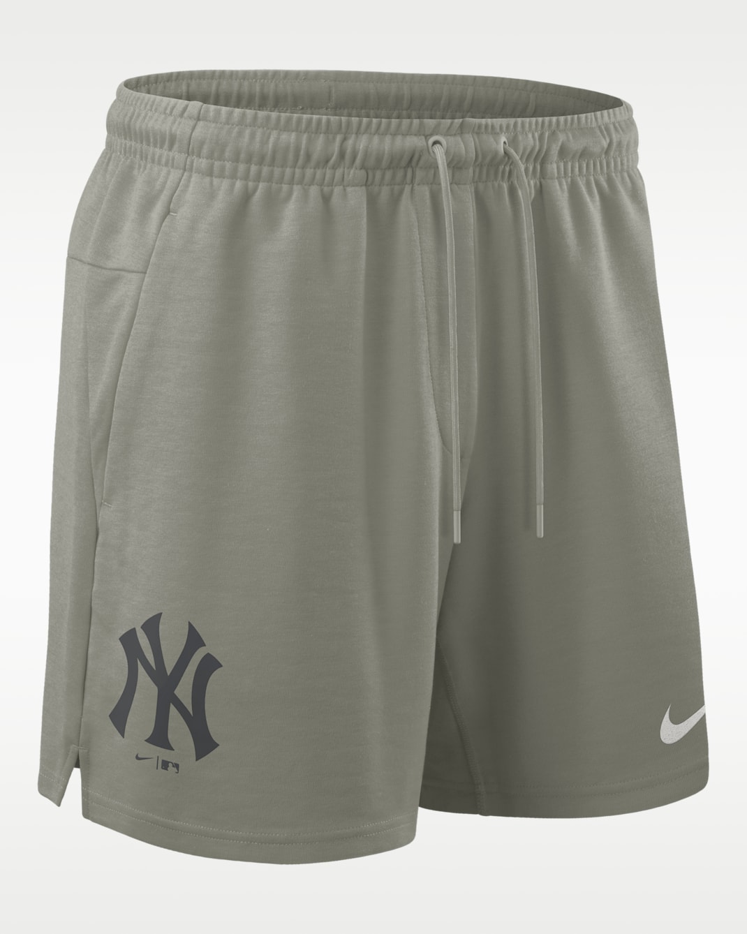 New York Yankees Primary Men's Nike Dri-FIT MLB Shorts - Grey