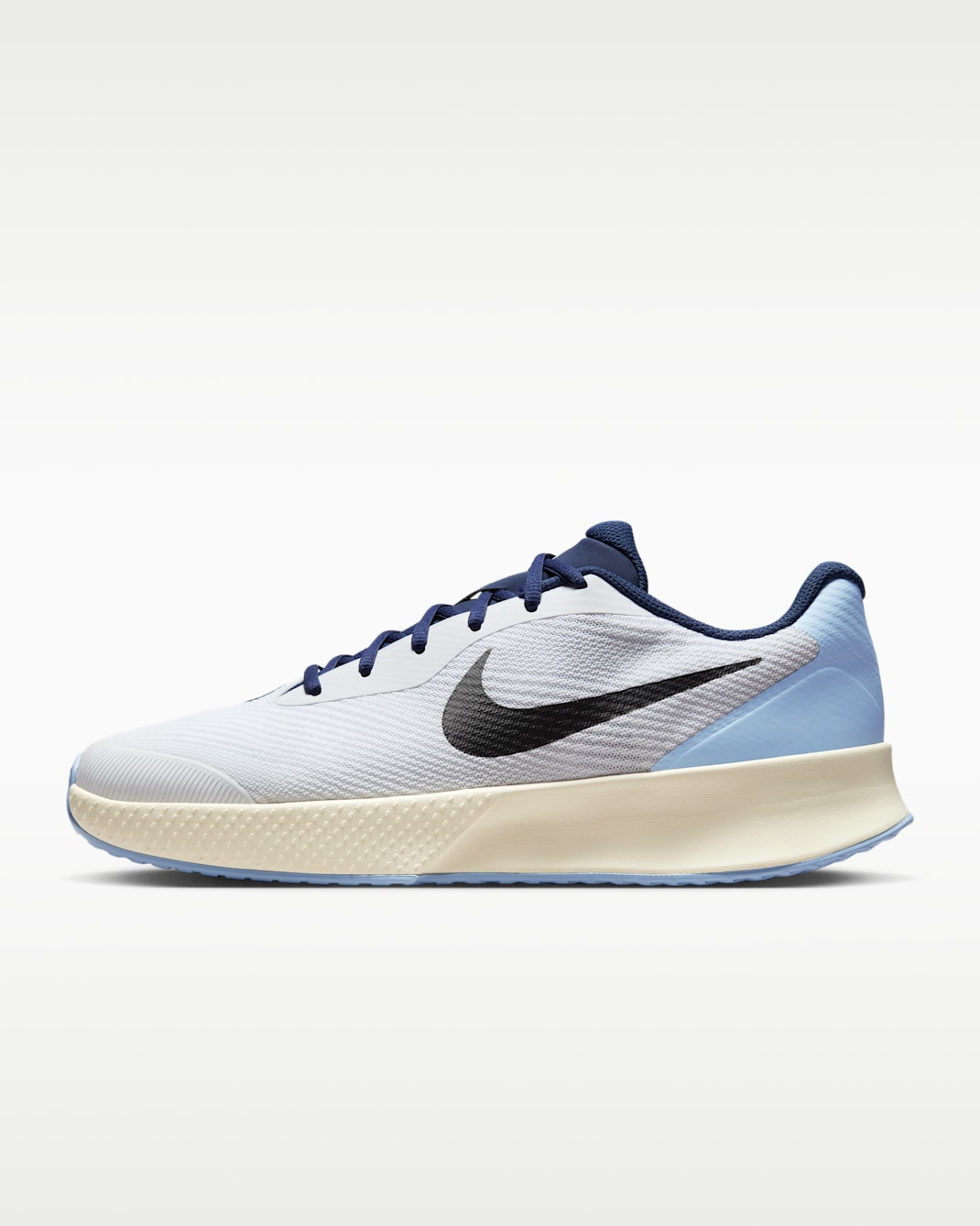 รองเท้าเทนนิสฮาร์ดคอร์ทผู้ชาย Nike Vapor Lite 3 - ขาว/Midnight Navy/ดำ