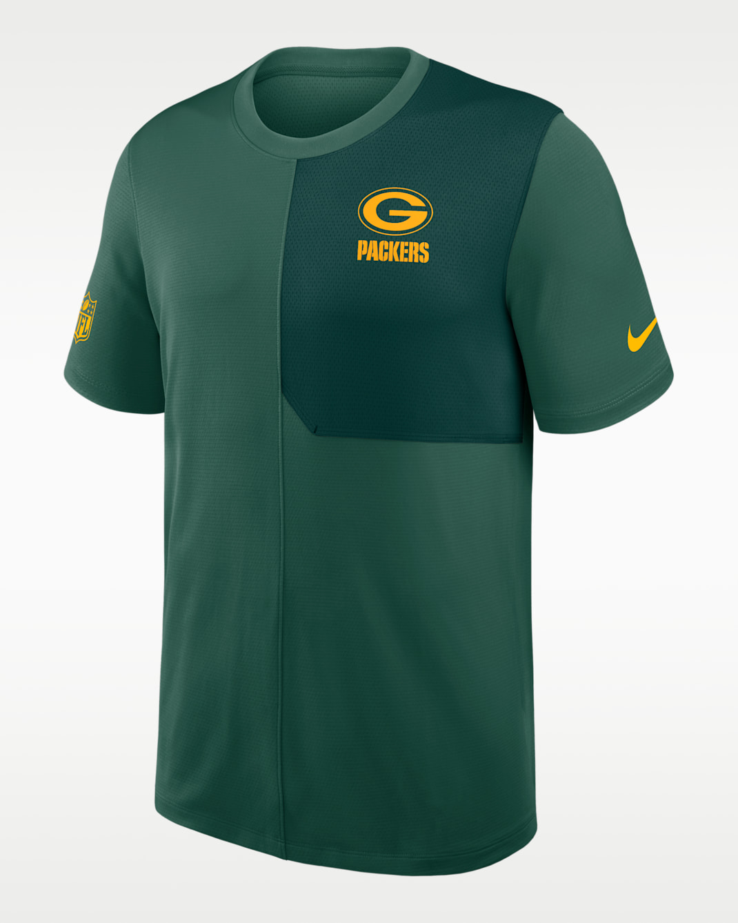 Playera Nike Dri-FIT de la NFL para hombre Green Bay Packers Sideline Coach - Verde